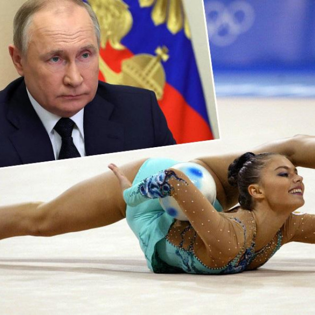 Vladimir Putin i Alina Kabajeva (njena fotografija je iz 2004. godine)