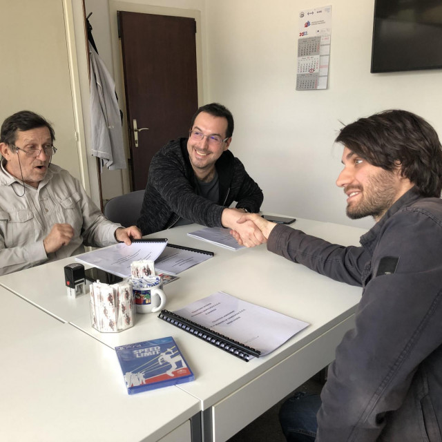 Igor Gajić (sredina); Aleksandar Gavrilović (desno); Tomislav Kiš (lijevo)