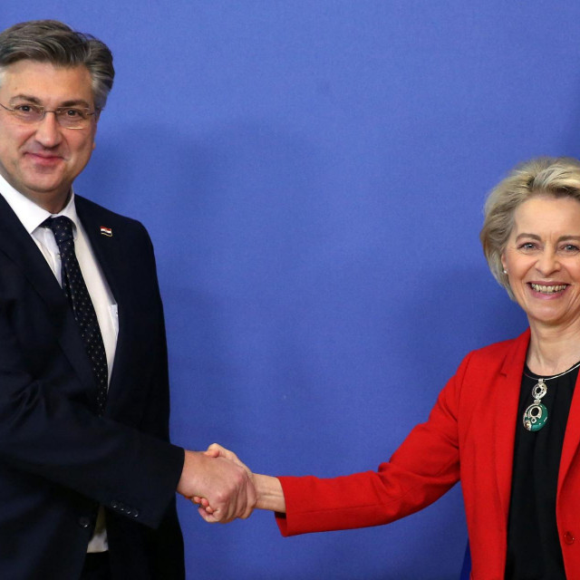 Ursula von der Leyen i Andrej Plenković