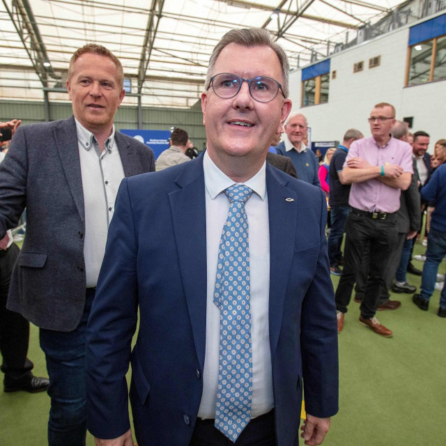 Sir Jeffrey Donaldson, lider Demokratske unionističke stranke (DUP)