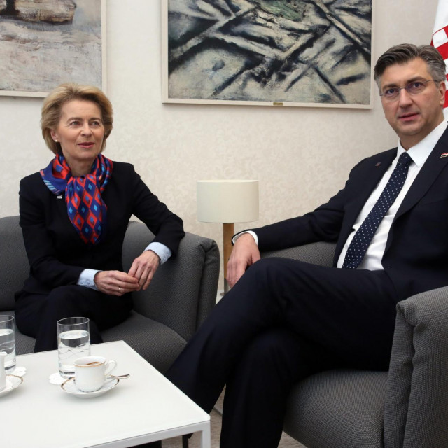 Ursula von der Leyen i Andrej Plenković