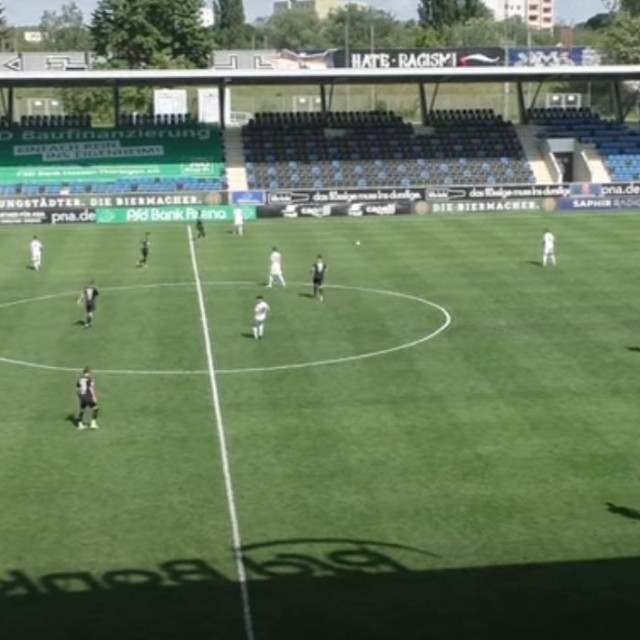 Detalj s utakmice SV Elversberg - FSV Frankfurt