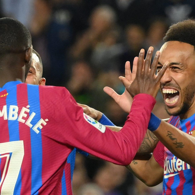 Pierre-Emerick Aubameyang i Ousmane Dembele