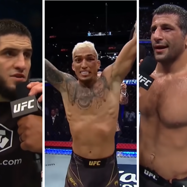 Islam Makhachev, Charles Oliveira i Beneil Dariush