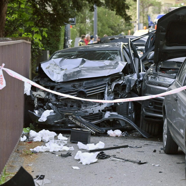 Prometna nesreća na Ksaverskoj cesti