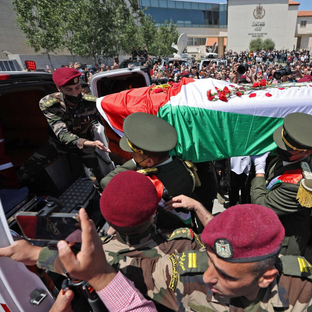 Pogreb novinarke Širin Abu Akleh