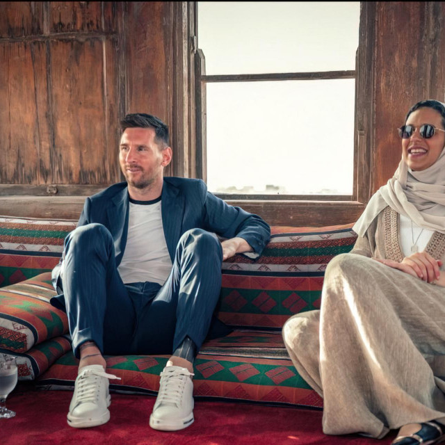 Leo Messi i saudijska princeza i ministrica turizma Haifa Mohammed Al-Saud