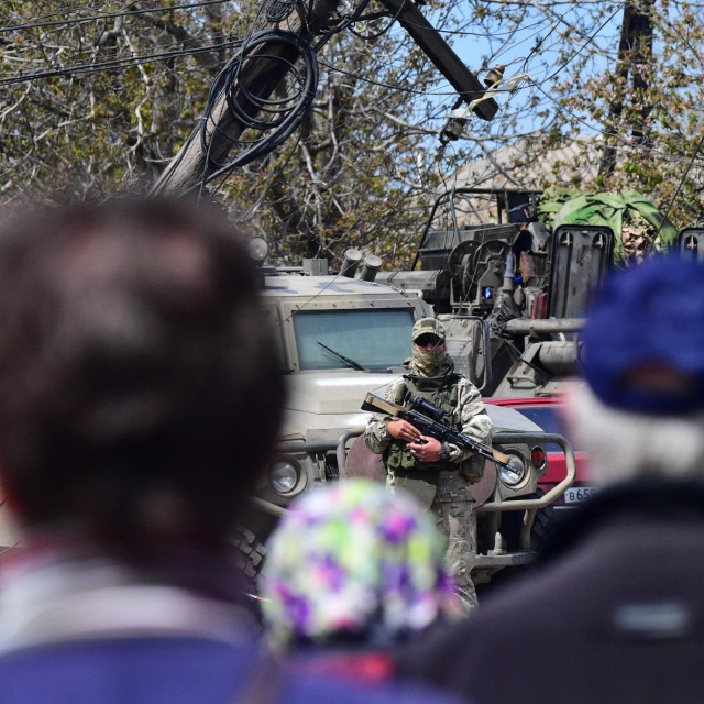 Prizor iz filtracijske točke u Donjecku