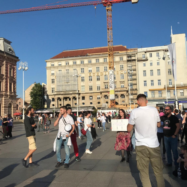 Muškarac koji je izazvao incident na prosvjedu