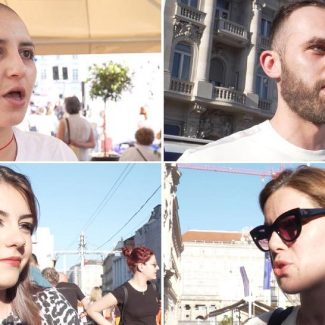 Osobe koje su sudjelovale na prosvjedu 'Dosta'