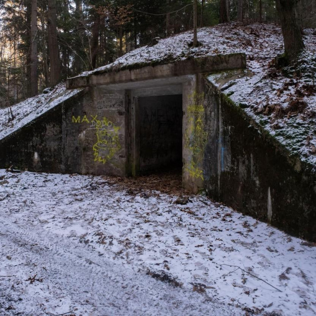Bunker iz Drugog svjetskog rata u Poljskoj