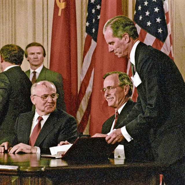 Mihail Gorbačov i George Bush