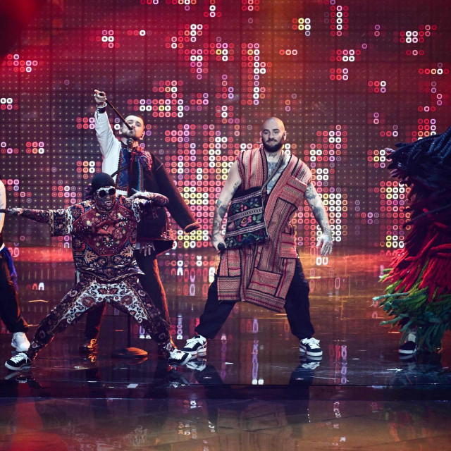 Kalush (Photo by Marco BERTORELLO/AFP)