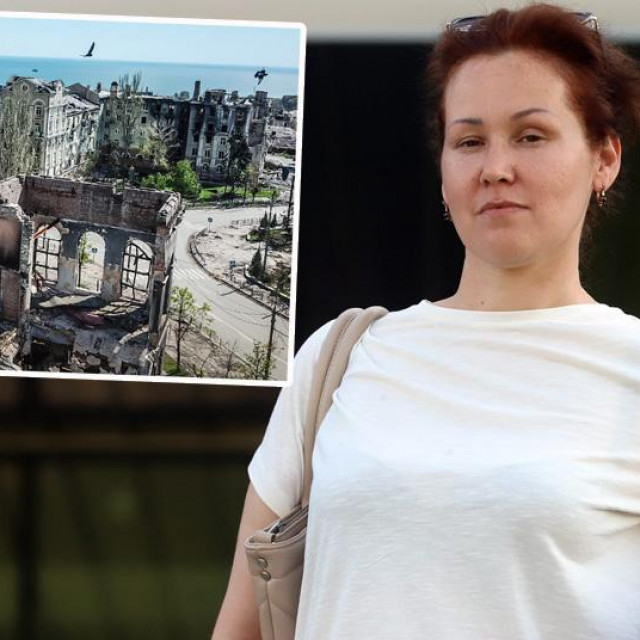 Larisa Biriukova, prognanica iz Mariupolja, u Varaždinu