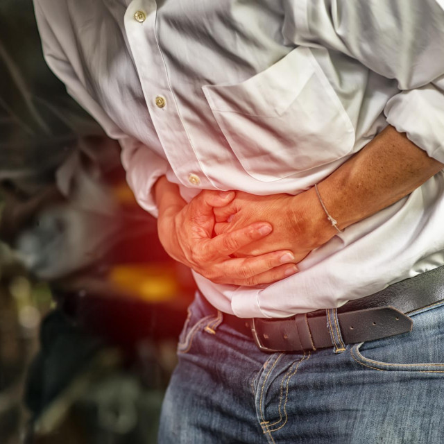 Business abdominal pain waiting to be solved High Dynamic Range tone