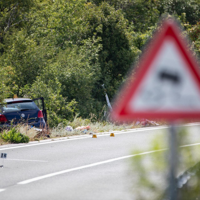 Prometna nesreća na Jadranskoj magistrali, ilustracija