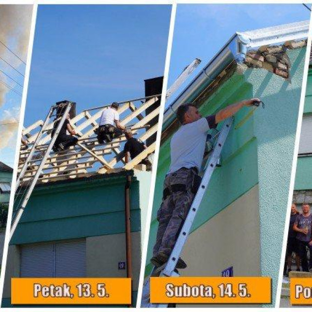 U tri dana sanirana je sva šteta na kući