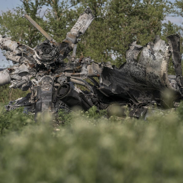 Oboreni ruski helikopter Mi-28