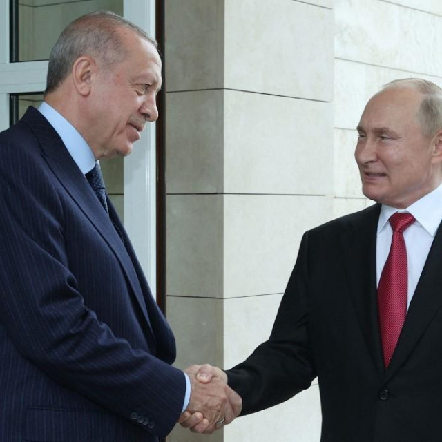 Recep Tayyip Erdogan i Vladimir Putin (arhivska fotografija)