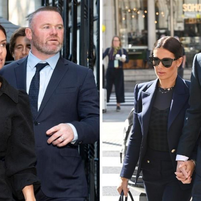 Coleen i Wayne Rooney i Rebekah i Jamie Vardy