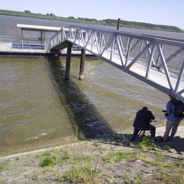 Mjesto na kojem je nađeno tijelo u Dunavu