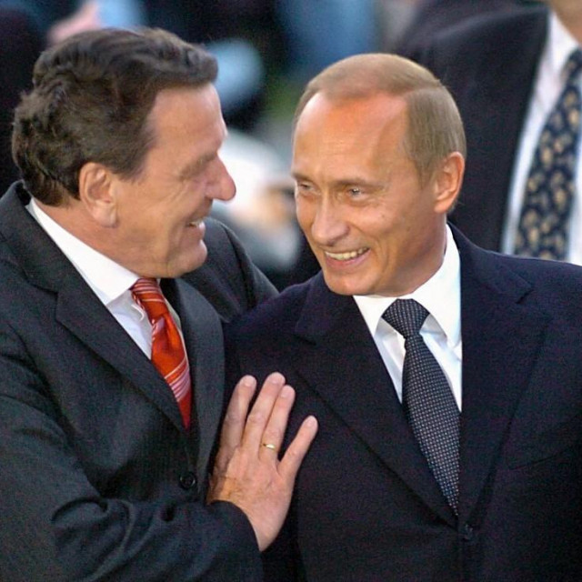 Gerhard Schröder i Vladimir Putin