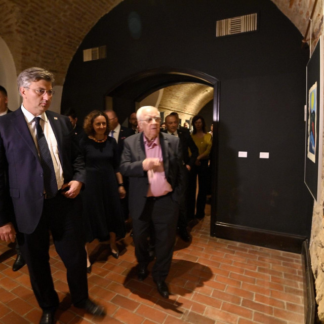 Božo Biškupić, Andrej Plenković.