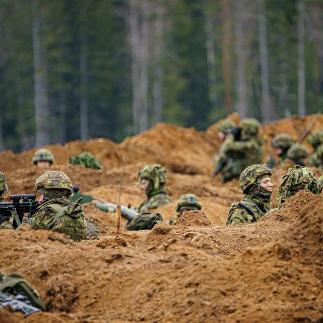 Ilustracija, estonski vojnici