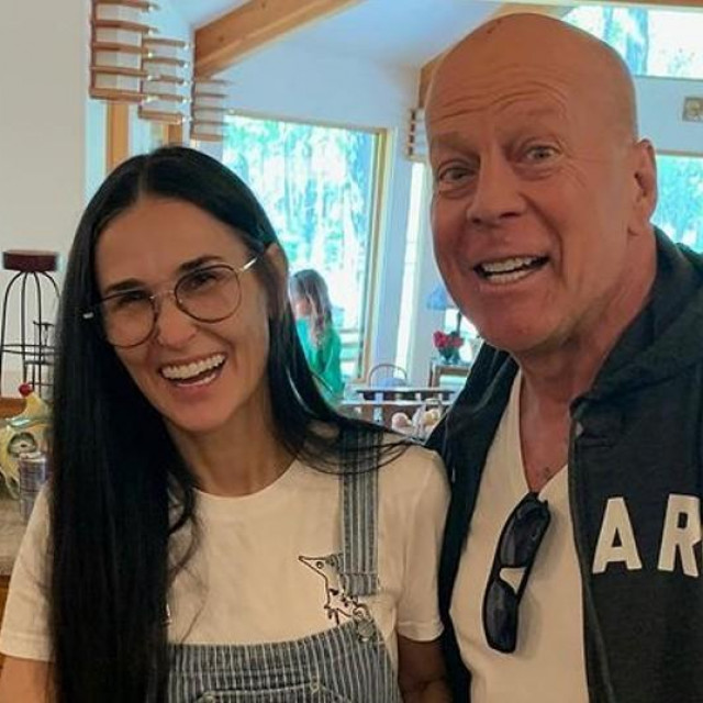 Demi Moore i Bruce Willis