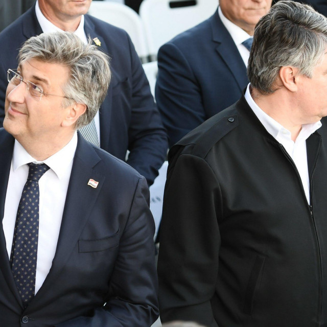 Andrej Plenković i Zoran Milanović