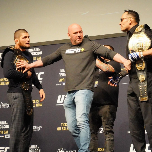 Khabib Nurmagomedov and Tony Ferguson