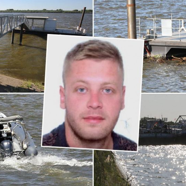 Matej Periš i prizori mjesta na Dunavu gdje je pronađeno njegovo tijelo