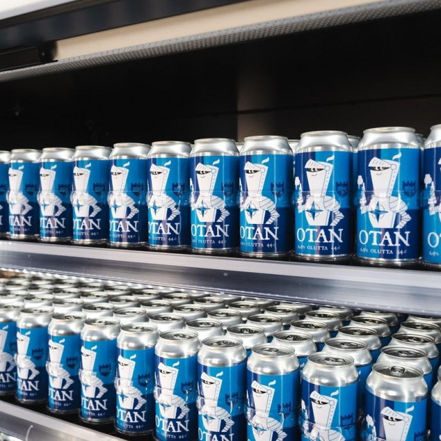 Pivo na policama pivovare u mjestu Savonlinni.