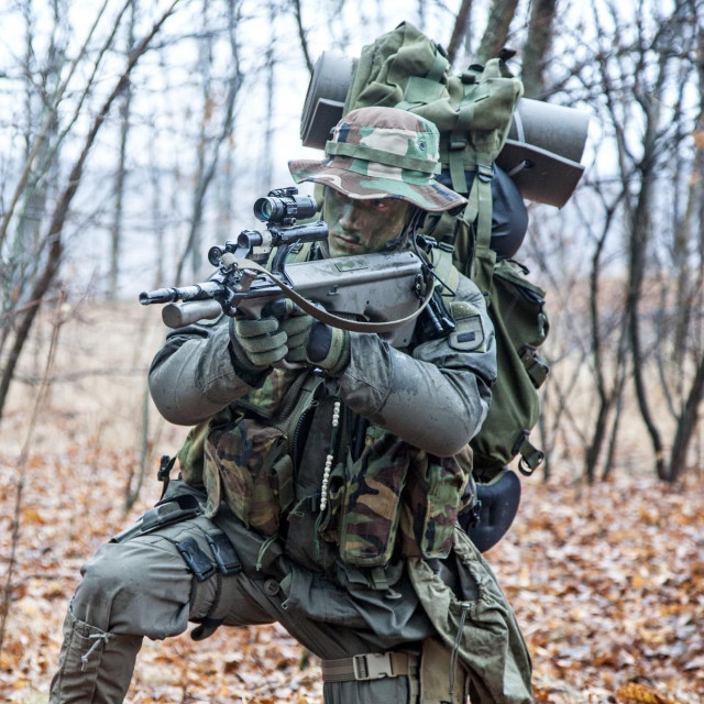 Ilustracija, austrijski specijalac