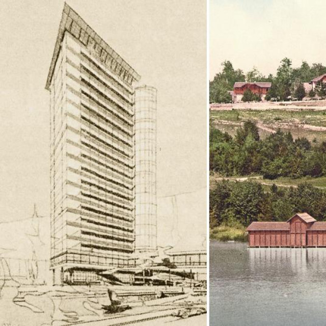 Prijedlog nebodera na Plitvicama i prvi hotel Plitvice