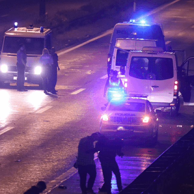 Prizori s mjesta gdje je došlo do nereda