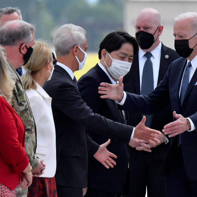 Japanski dužnosnici dočekali su američkog predsjednika Joea Bidena