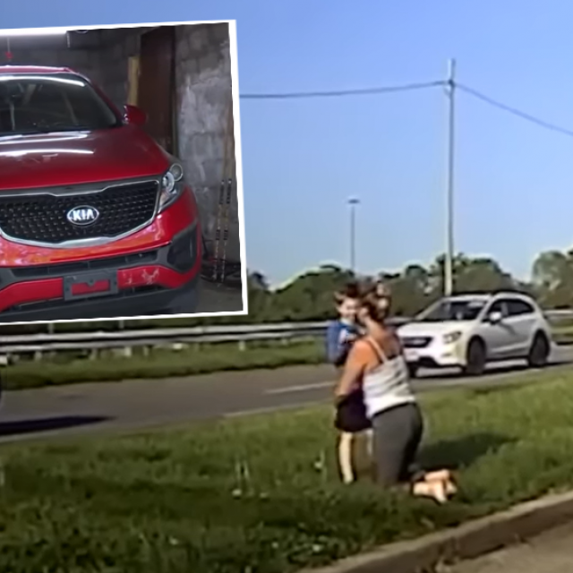 Dječak za volanom Kije