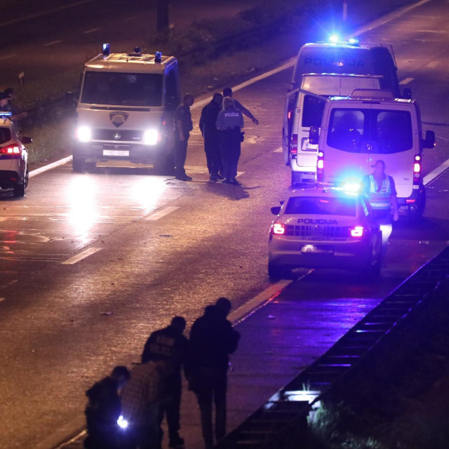 Mjesto sukoba policije i navijača kod odmorišta Desinec