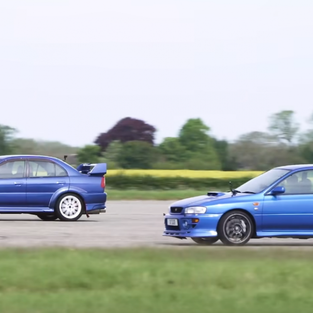 Subaru Impreza P1 i Mitsubishi Evo VI Tommi Makinen Edition