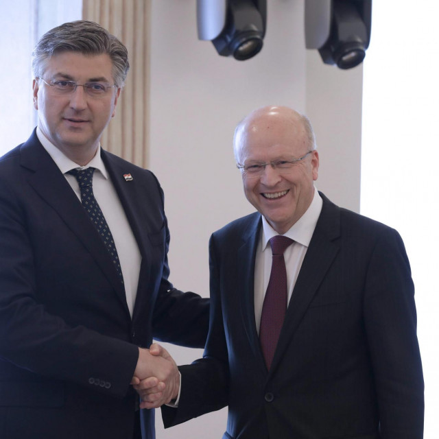 Andrej Plenković i Koen Lenaerts