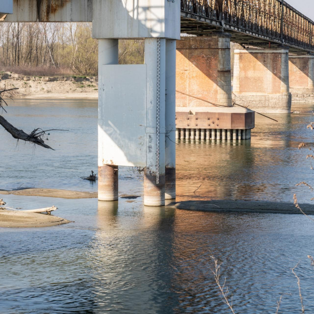 Razina rijeke Po drastično je ispod referentne razine