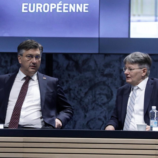 Andrej Plenković i Radovan Dobronić