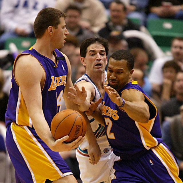 Stanislav Medvedenko, John Stockton i Derek Fisher