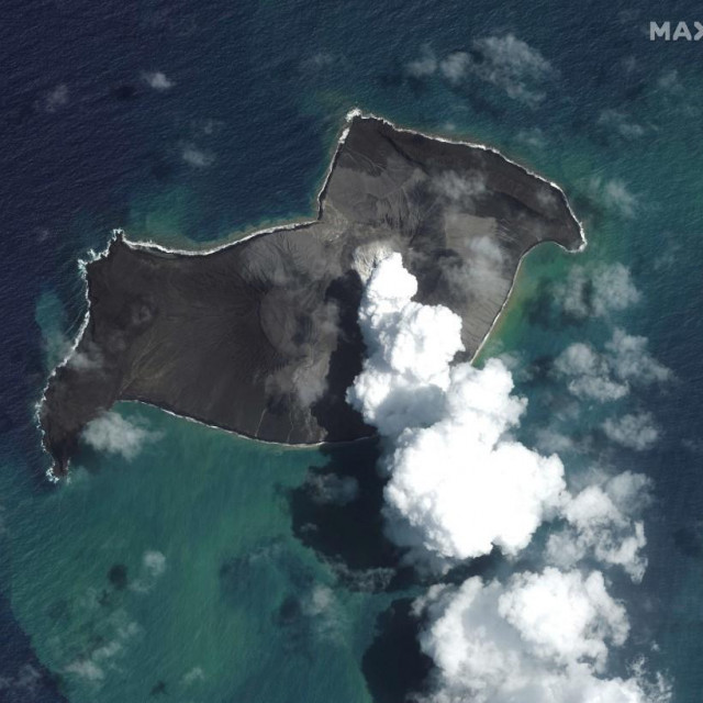 Erupcija vulkana Hunga-Tonga - Hunga-Haa'pai 