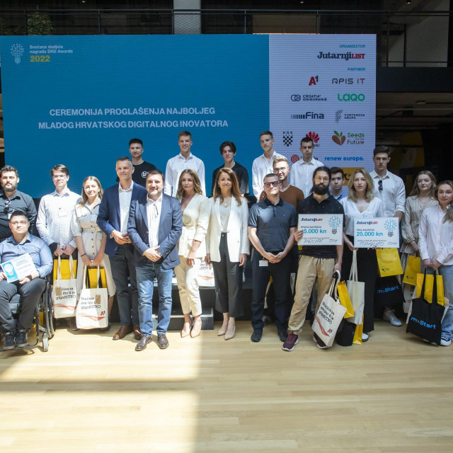 Svečana dodjela nagrada DIGI Awards 2022. u Infobipovom kampusu Alpha Centauri u Zagrebu
