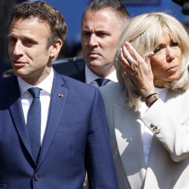 Emmanuel Macron i Brigitte Macron