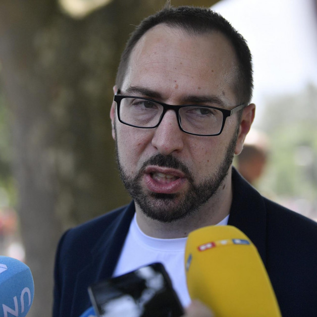 Zagrebački gradonačelnik  Tomislav Tomašević