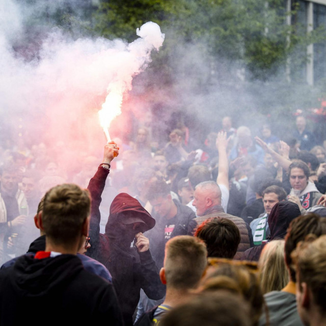 Navijači Feyenoorda su utakmicu pratili i u Rotterdamu