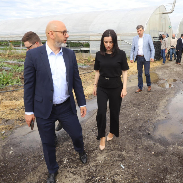 Ministrica Marija Vučković i župan Anđelko Stričak